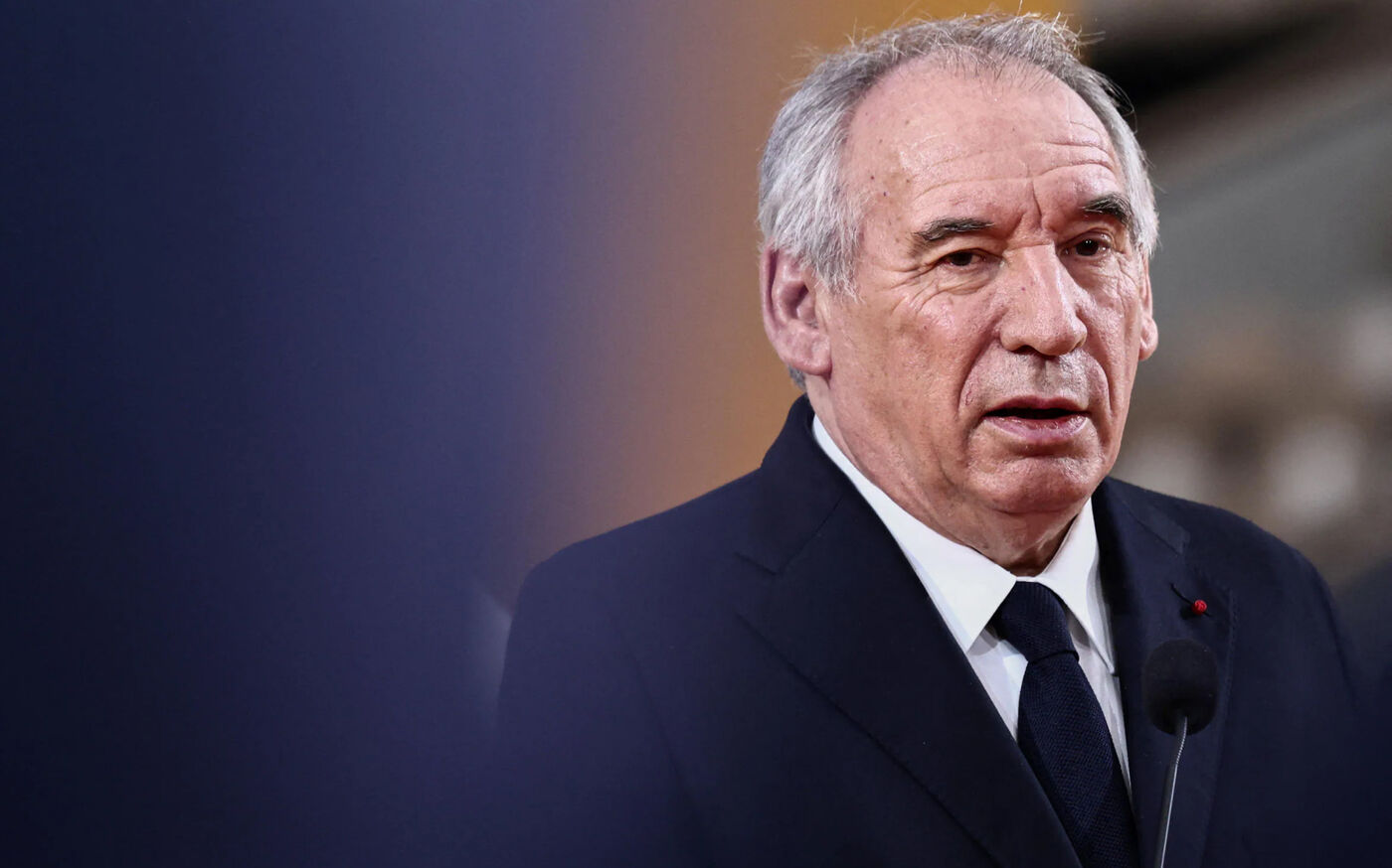 François Bayrou à Paris le 28 août 2025. REUTERS/Thibaud Moritz