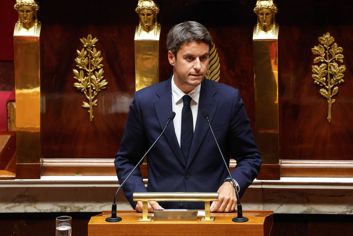 Gabriel Attal souhaite en priorité parvenir à un « accord minimal » sur le budget avant de nommer un nouveau Premier ministre. LP/ Olivier Corsan