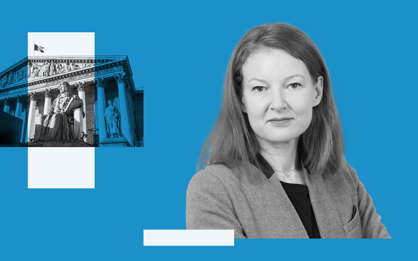 Marion Mourgue, rédactrice en chef du service politique du Parisien-Aujourd'hui en France. Le Parisien DA